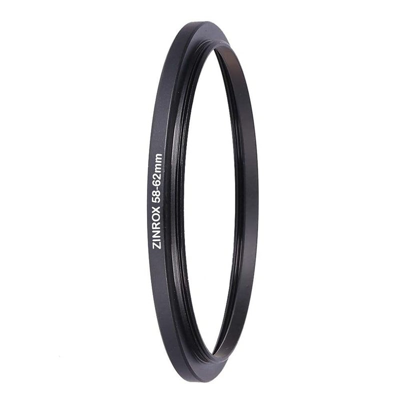 ZINROX® 58-62mm Step Up Lens Filter Adapter Ring, Set of 1 Piece - Size : 58mm to 62mm Stepping Ring - Image 5