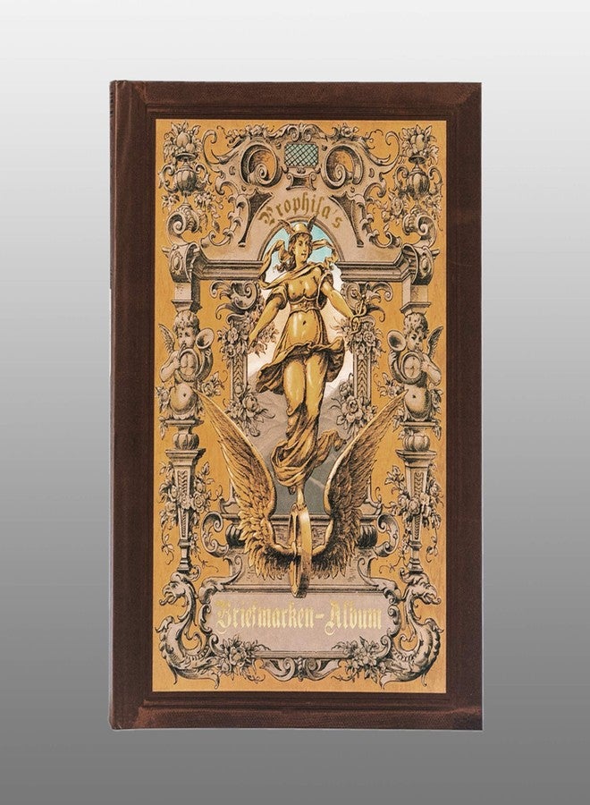 Prophila Collection ألبوم هواة جمع الطوابع من بروفيلا، يحتوي على 60 صفحة سوداء بتصميم تراثي. - Image 2
