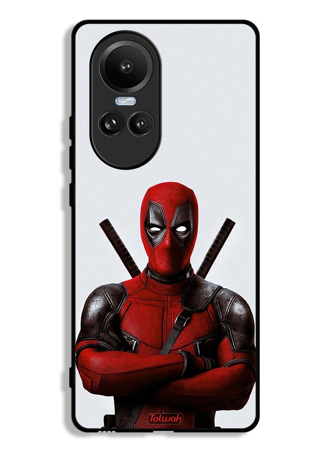 Tolwak Oppo Reno 10 Protective Case Cover Deadpool - Image 1