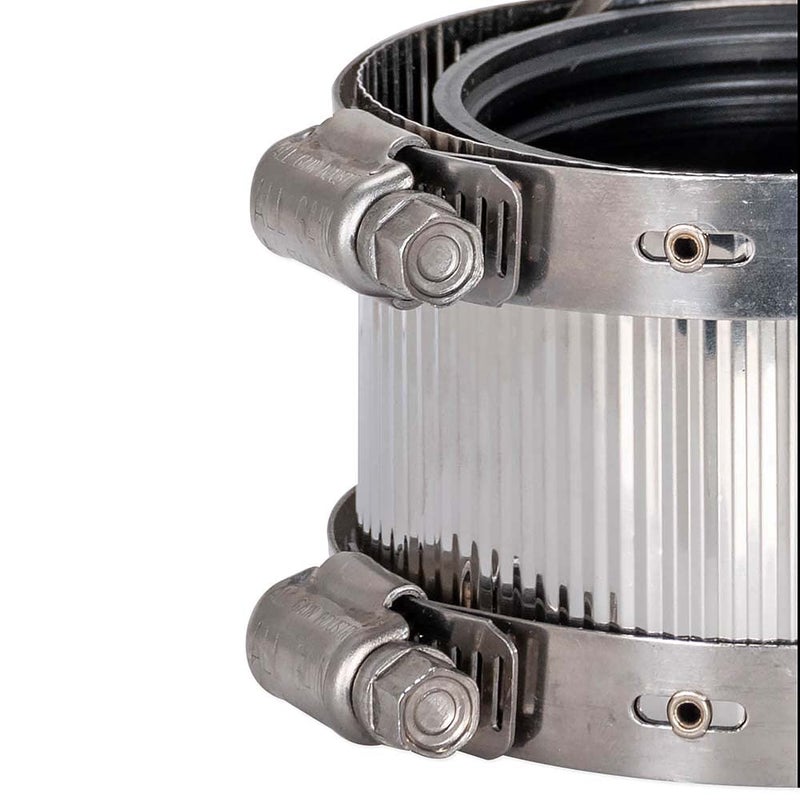 Eastman 2 Inch No-Hub Coupling with Stainless Steel Clamps, 43403 - Image 3