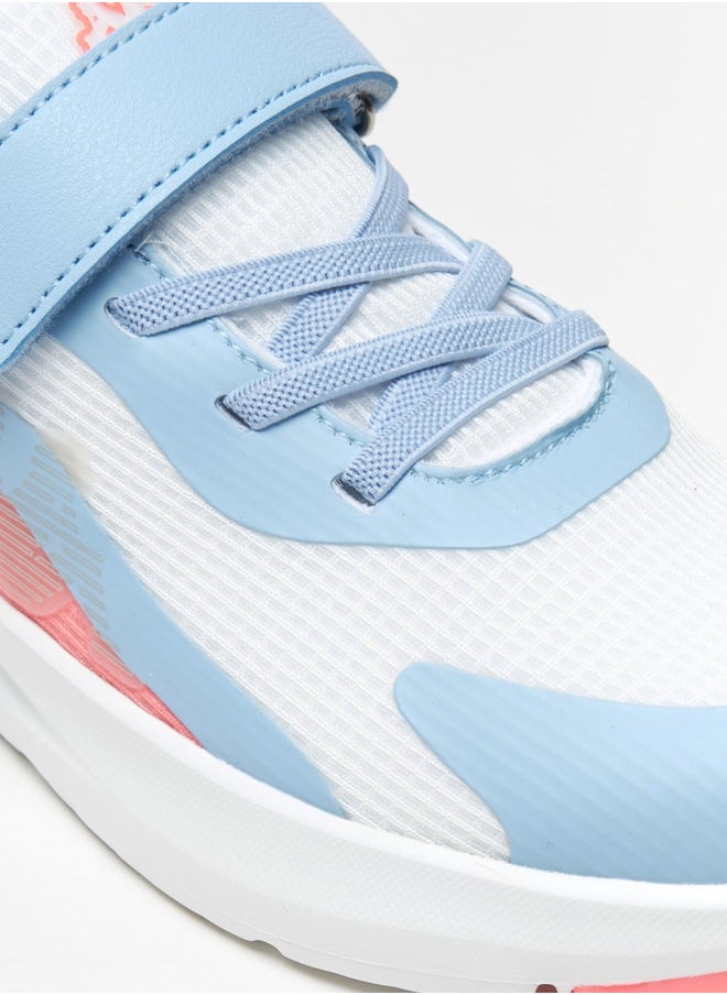 Kappa - Girls' Textured Sports Shoes with Hook and Loop Closure - Image 1