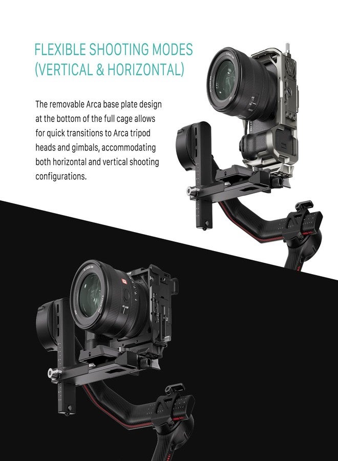 Tilta Full Camera Cage Compatible with Sony a6700 with Arca Baseplate and HDMI Cable Clamp - Black TA-T54-FCC-B - Image 5