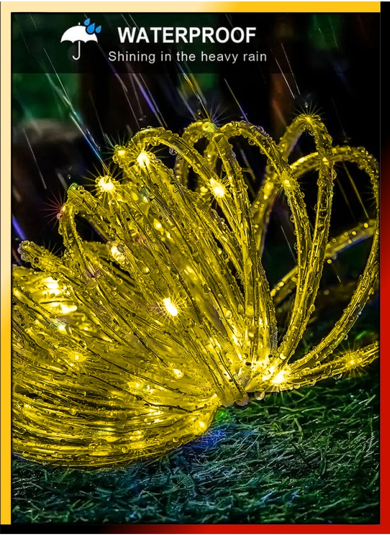 DBLEW 10 Meter Waterproof Warm LED Fairy String Rope Lights With 180 Megabright LEDS 8 Modes Electric Corded Ideal for Indoor and Outdoor Christmas Ramadan Birthday Diwali Festivals Home Decoration  - Image 4