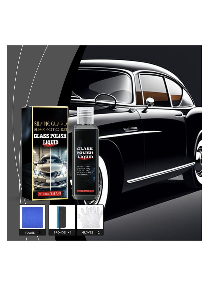 SYOSI Ceramic Coating for Cars, Ultra Hydrophobic Spray Wax & Paint Sealant Kit, High Gloss and Slick Finish, Easy to Apply Ceramic Spray Coating for Maximum Protection & Shine (1 Set) - Image 2