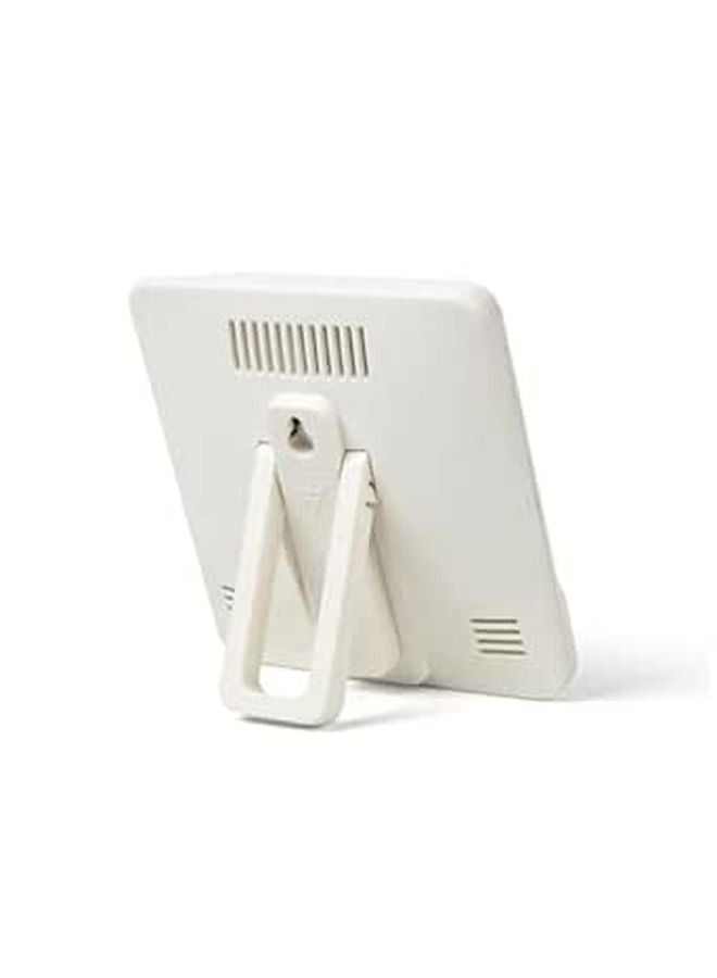 Large Screen White Digital Thermometer Hygrometer For Home Office Temperature Humidity Monitor - Image 1