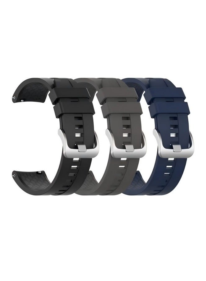 Original Silicone Replacement Strap for Huawei Watch 4 Pro/3 Pro/GT 4/GT 3/GT 2/GT Active (46mm & 22mm) - Soft Durable Sport Band, Sweatproof Watch Accessory - Image 1