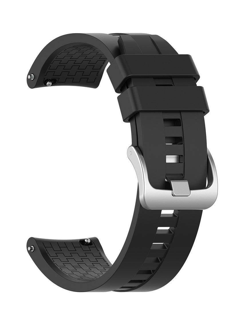 Original Silicone Replacement Strap for Huawei Watch 4 Pro/3 Pro/GT 4/GT 3/GT 2/GT Active (46mm & 22mm) - Soft Durable Sport Band, Sweatproof Watch Accessory - Image 2