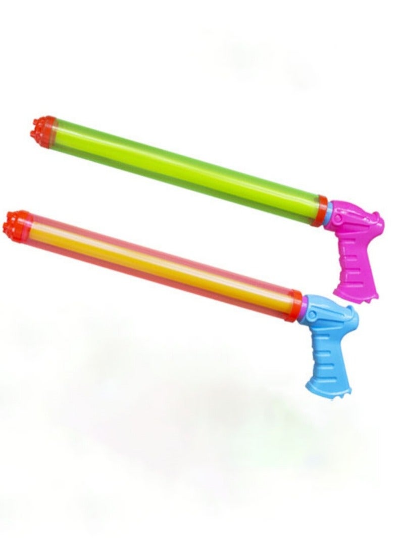 Jorunb 2PCS Water Splash Toys for Kids & Adults, Pool Water Blaster Foam Squirt Toys, Foam Water Toys Shooter for Outdoor Beach, Summer Pool Toys for Boys and Girls (5 Holes)