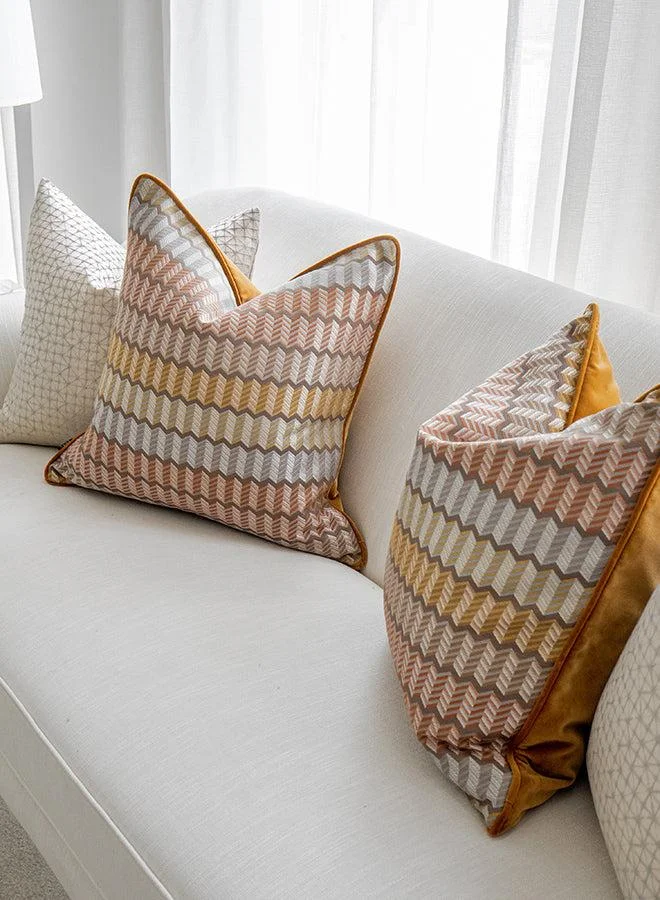 KNOT HOME Cushion Camella Bundle (with filler) Pillow Knot Home Cover Set for Modern Sofa Contemporary Living Room Bedroom and Office Soft Washable