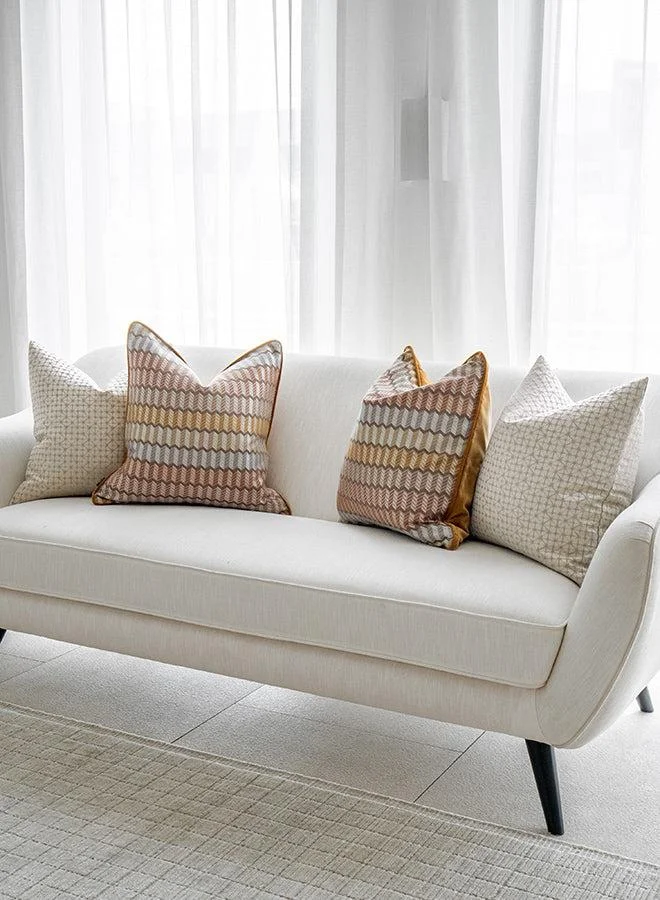 KNOT HOME Cushion Camella Bundle (with filler) Pillow Knot Home Cover Set for Modern Sofa Contemporary Living Room Bedroom and Office Soft Washable