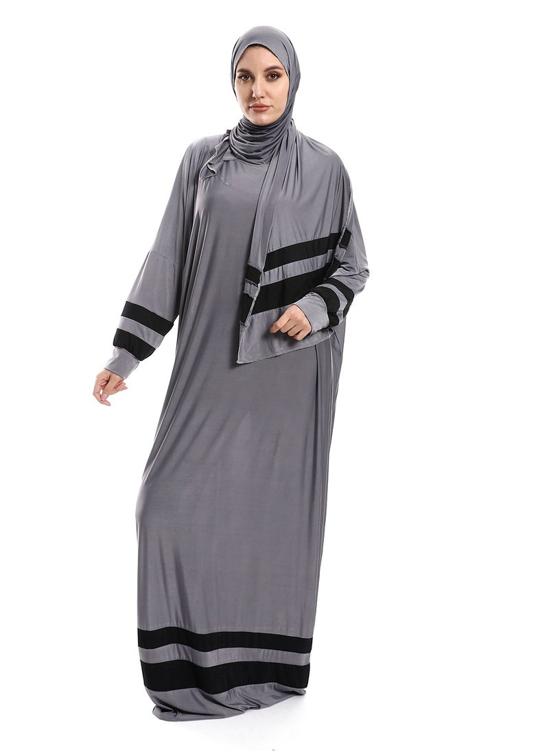سيزار اسدال صلاة حريمي سادة بتصميمات خطية  - Image 1