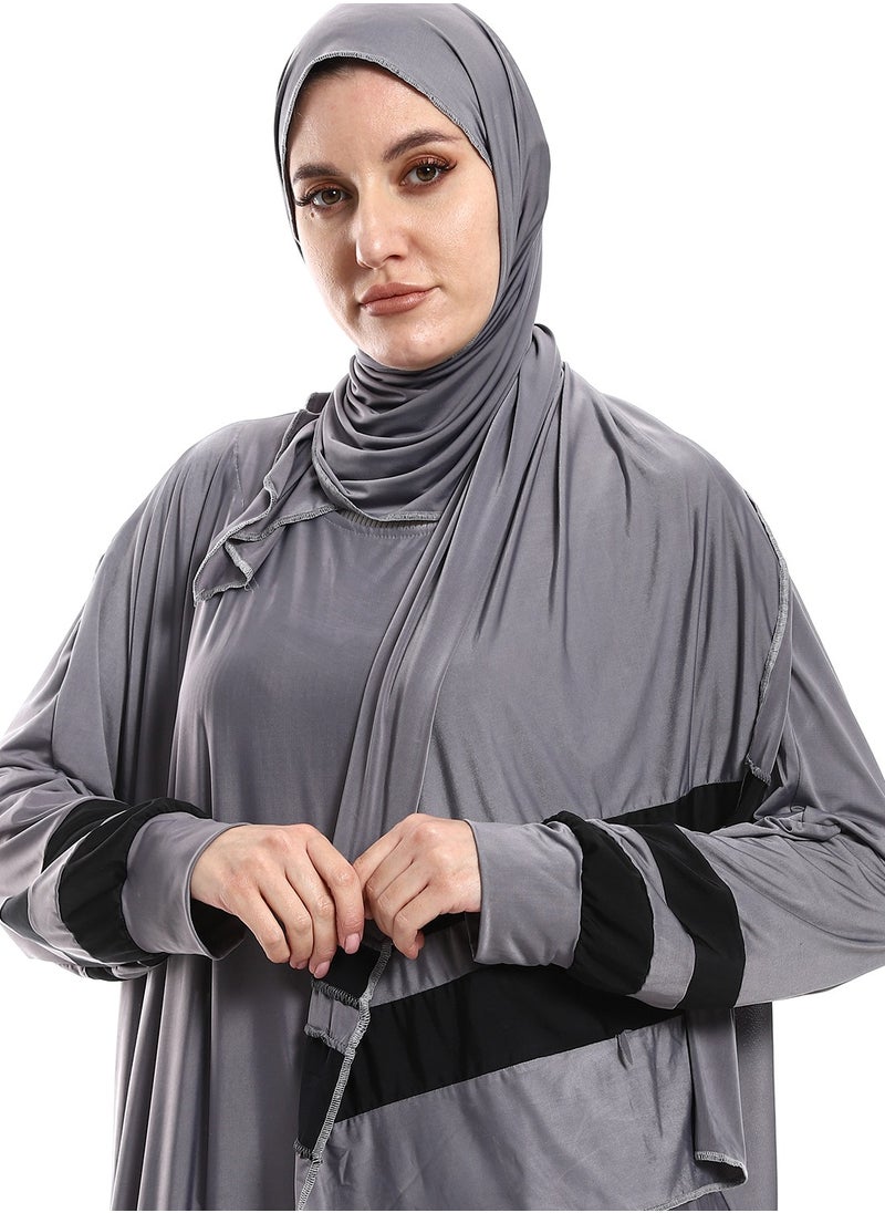سيزار اسدال صلاة حريمي سادة بتصميمات خطية  - Image 3
