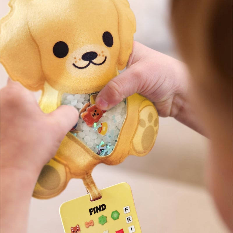 Vango BIZYBOO - The Original Seek & Find Plush - Hidden Object Search Problem Solving Educational Matching Game for Kids 2 and Up (Smores) - Image 4