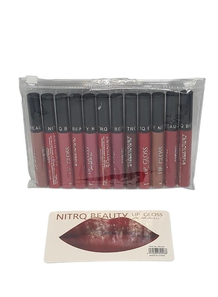 Nitrq Beauty Sephora replacement lipstick 12 colors