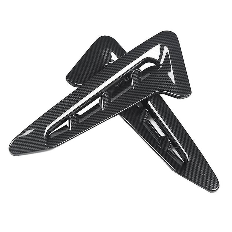 Carbon Fiber Chromium Styling Side Fender Air Outlet Vent Trim - Protection Decoration Exterior Moulding for BMW X3 G01 2018 2021 - Image 1