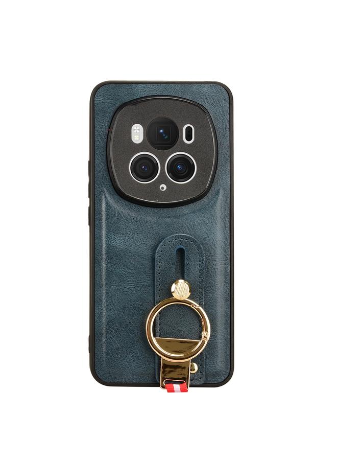 اس-توب جراب خلفي من الجلد لهاتف Honor Magic6 Pro مع سوار معصم - Image 3