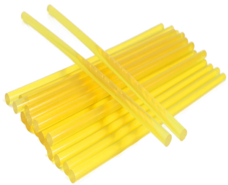 Hyamass 20Pcs PDR Glue Sticks, Paintless Dent Repair Glue Sticks, Strong Adhesive Hot Glue Sticks, Precision Dent Repair Kit Glue Sticks for Car Body Repair Dent Removal Tool (Yellow, 7x200mm) - Image 2
