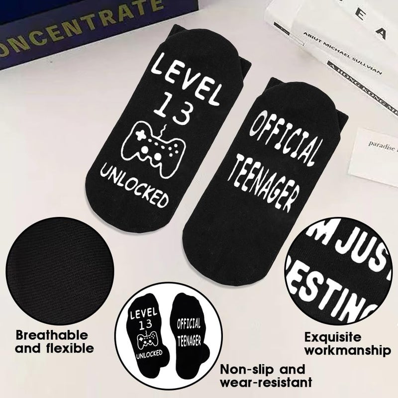 NDLBS Funny Christmas Gifts Novelty Gaming Socks Christmas Stocking Stuffers for Men Teens Boys Kids Him Adult Xmas Gifts - Image 5