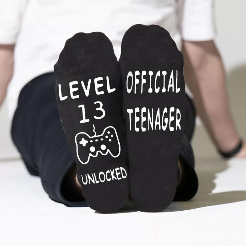 NDLBS Funny Christmas Gifts Novelty Gaming Socks Christmas Stocking Stuffers for Men Teens Boys Kids Him Adult Xmas Gifts - Image 2