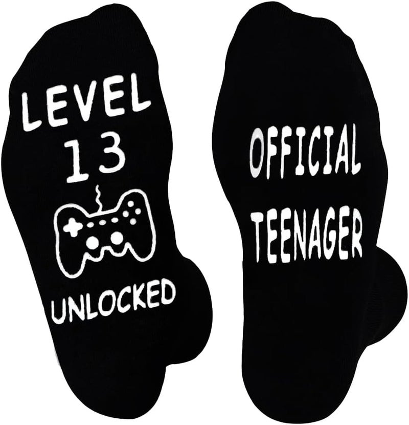NDLBS Funny Christmas Gifts Novelty Gaming Socks Christmas Stocking Stuffers for Men Teens Boys Kids Him Adult Xmas Gifts - Image 1