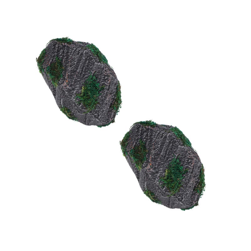 2pcs Realistic Fake : Decorative Rock For Aquariums Props Wedding Stage Faux Wall Panels Lightweight Decorative Rocks - Image 1