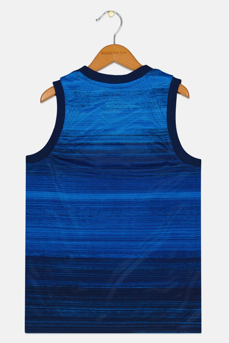 Nike Kids Boy Usa-Team Dri Fit Basketball Jersey, Blue  - Image 2