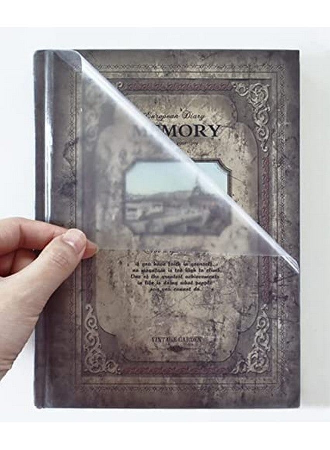 TimeTech Clear Book Cover Self Adhesive Clear Contact Paper For Books Peel And Stick Protect Books And Documents Transparent Book Covers Easy Apply Waterproof Multipurpose Vinyl Film 17.7X5Ft - Image 2
