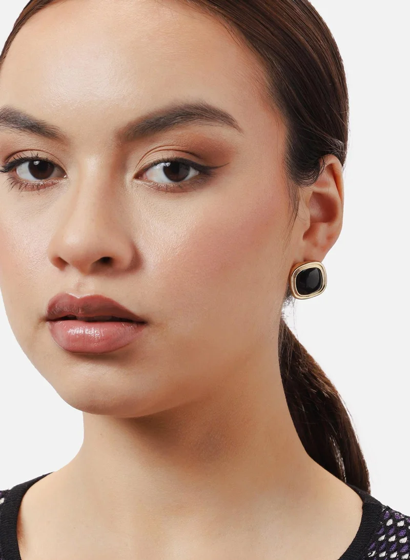 سوهي مسمار حجري مصمم للحفلات مطلي بالذهب