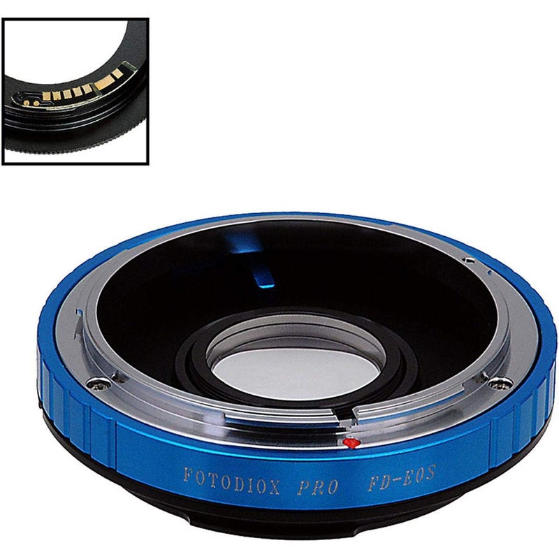 Fotodiox Pro Lens Mount Adapter Compatible with Canon FD & FL 35mm SLR Lens to Canon EOS (EF, EF-S) Mount D/SLR Camera Body - with Gen10 Focus Confirmation Chip and Built-in Aperture Control Dial - Image 4