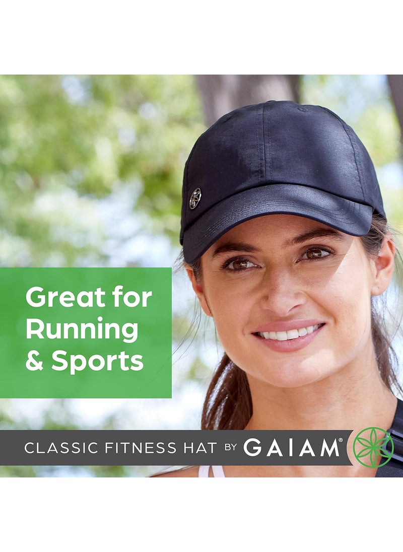 Gaiam Gaiam Womens Classic Fitness Hat  Baseball Cap and Running Hat for Women  BuiltIn Ponytail Hole MoistureWicking Fabric for General Outdoor Activities  One Size Fits Most  Green Camouflage  - Image 2