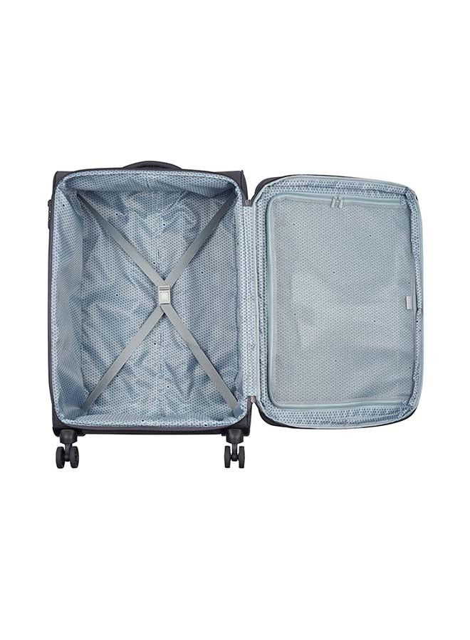 DELSEY Caracas 4 Double Wheels Expandable Soft Cabin Trolley Size 70 CM / 27.5 Inch Black  - Image 2