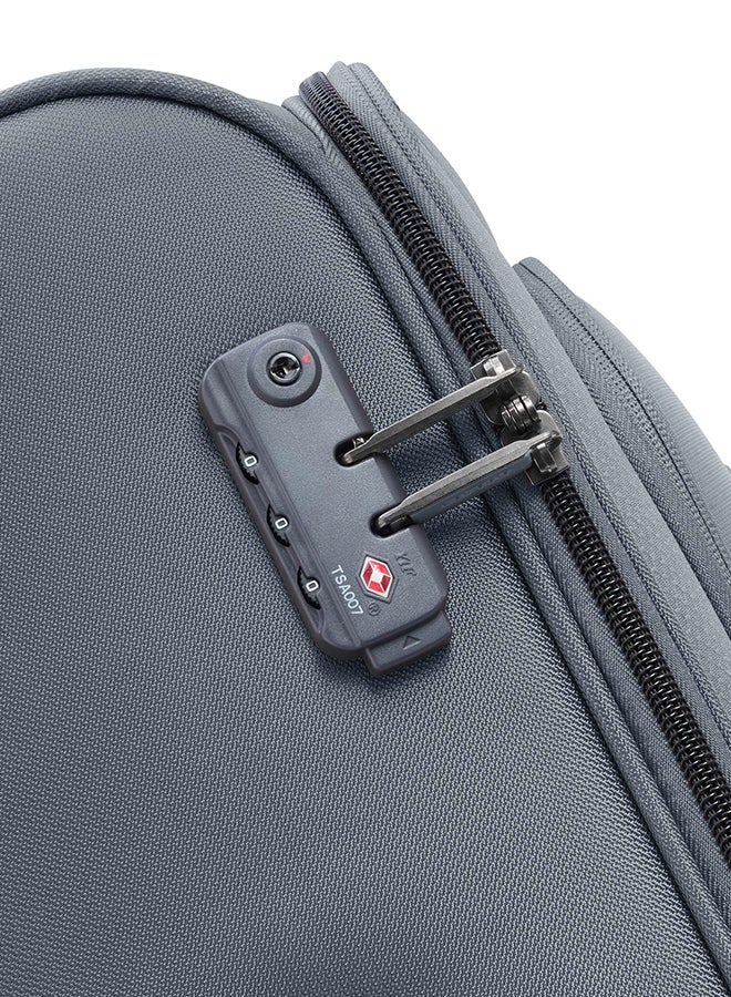 DELSEY Caracas 4 Double Wheels Expandable Soft Cabin Trolley Size 70 CM / 27.5 Inch Black  - Image 3