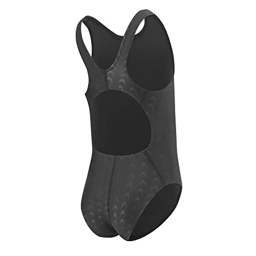 J·E Sterguard J.E Sterguard Athletic Girls' One Piece Swimsuit with Removable Bra Padded and Lining Girls Bathing Suits Pro for Practice and Competition Girl Black Swimsuits Size 10-12 1286-5 - Image 1
