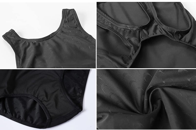 J·E Sterguard J.E Sterguard Athletic Girls' One Piece Swimsuit with Removable Bra Padded and Lining Girls Bathing Suits Pro for Practice and Competition Girl Black Swimsuits Size 10-12 1286-5 - Image 5