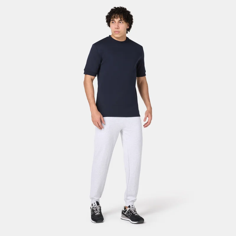 Sun and Sand Sports Blue Men's Interlock T-Shirt for Men | Best Price UAE