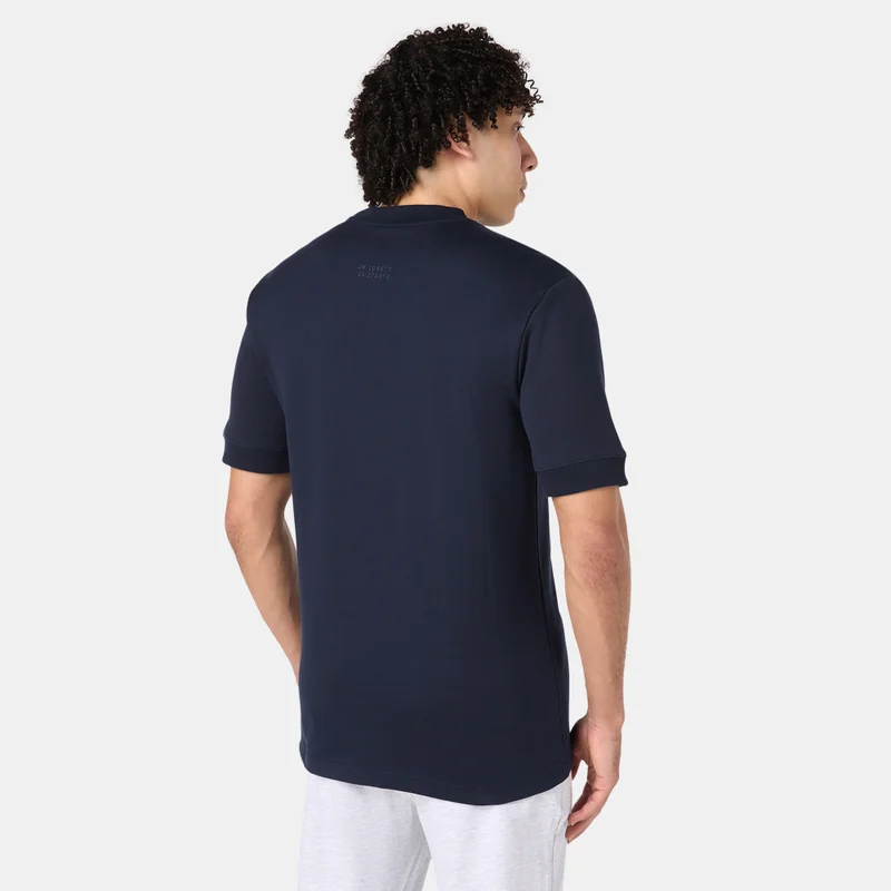 Sun and Sand Sports Blue Men's Interlock T-Shirt for Men | Best Price UAE