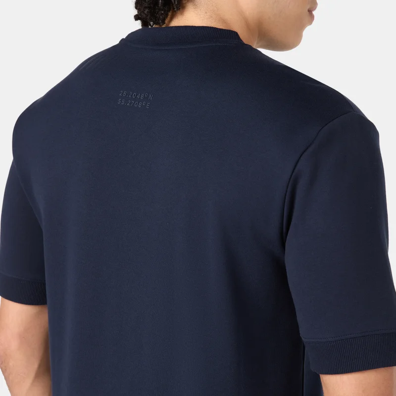Sun and Sand Sports Blue Men's Interlock T-Shirt for Men | Best Price UAE