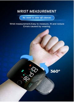 ANRIKKA Elderly-Friendly Wrist Blood Pressure Monitor – Quick 3-Step Measurement, 198 Memory, Voice Alert, Large LED Display (Black)  - Image 5