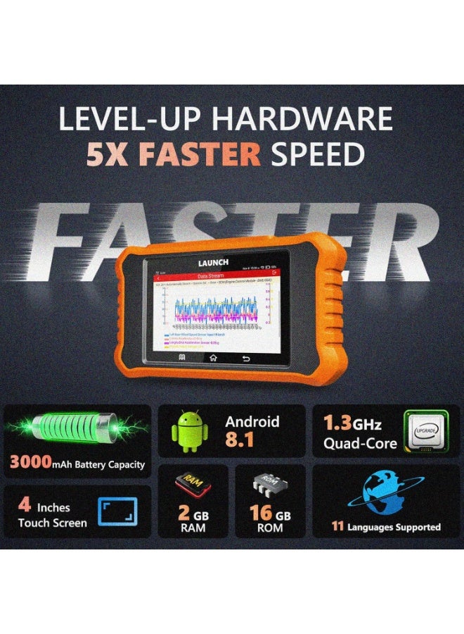 LAUNCH Creader Elite OBD2 Diagnostic Tool for BENZ/Maybach/Sprinter - Image 4