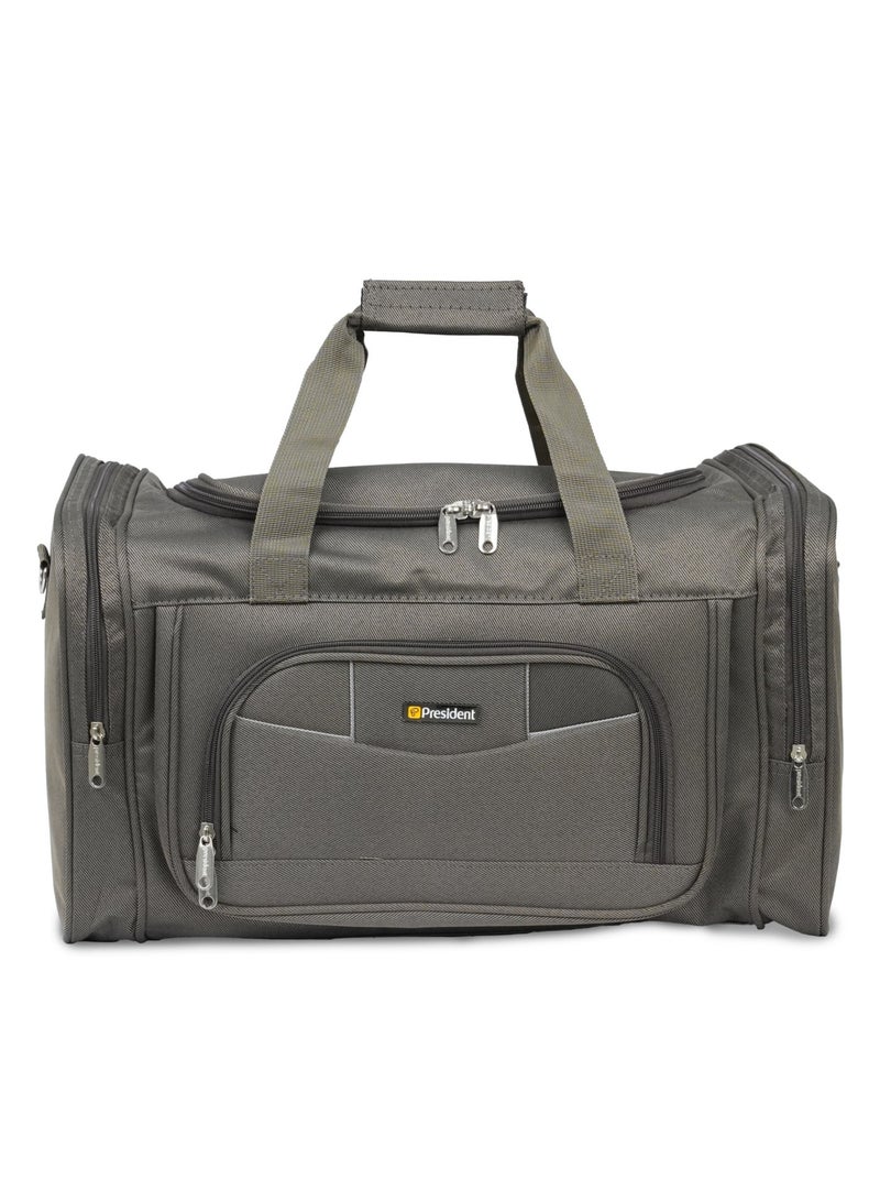PRESIDENT Travel Duffel Bag Large Capacity Yoga Gym Bag Durable Duffle Sports Bag with Multi-Compartment Tote Bag for Men and Women 2O" inch ( HBP990 ) GREY - Image 4