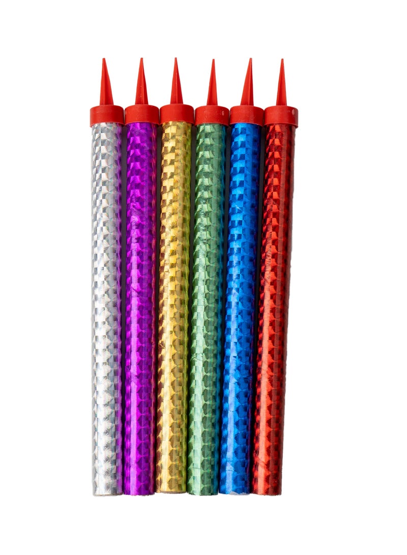 Sparkler Candles for Celebrations and Birthdays, 6 pieces, 18 cm long - A fiery touch that lights up your special moments - Image 4