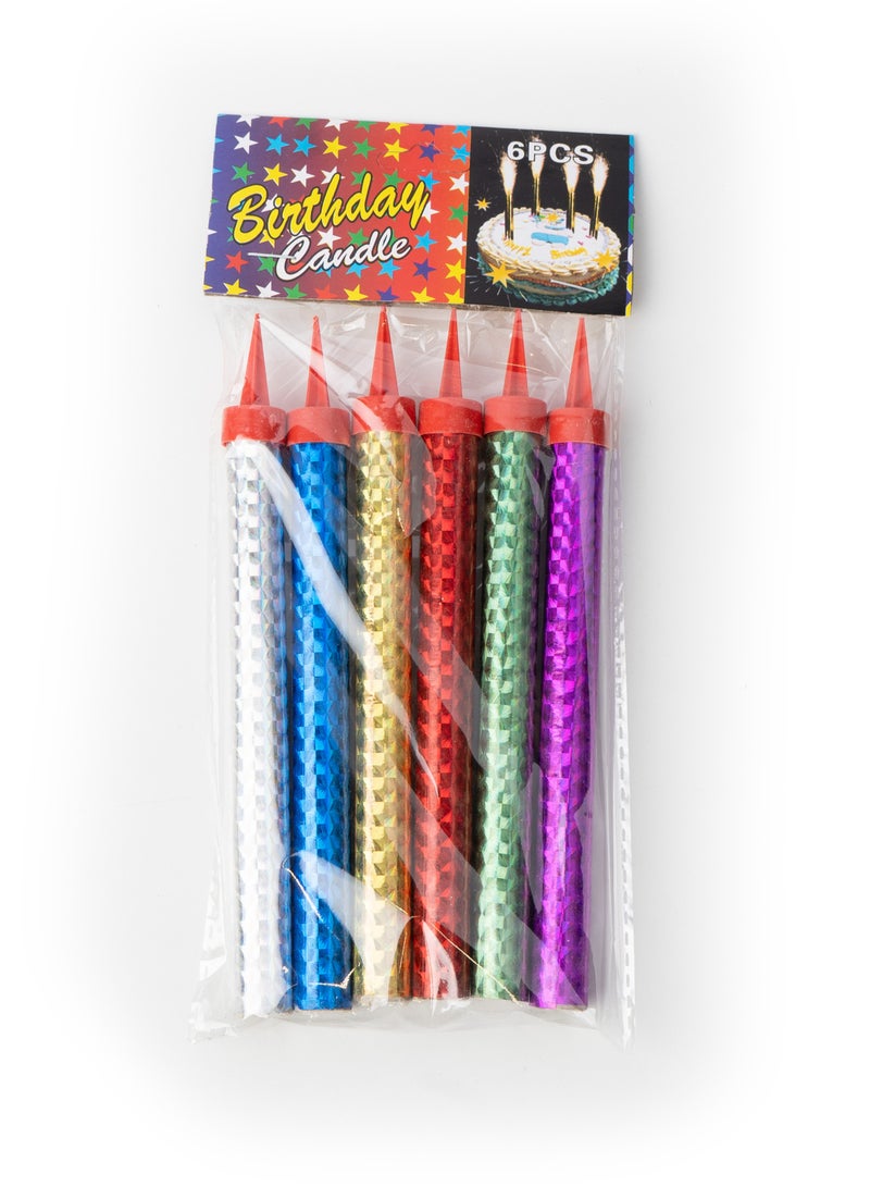 Sparkler Candles for Celebrations and Birthdays, 6 pieces, 18 cm long - A fiery touch that lights up your special moments - Image 5