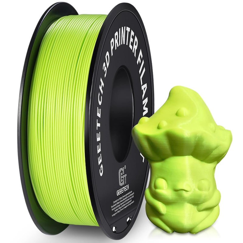 Geeetech 1.75mm PLA 3D Printer Filament, 1kg Spool (2.2lbs), Upgrade Tidy Winding Tangle-Free, Dimensional Accuracy +/- 0.03mm, Apple Green - Image 1