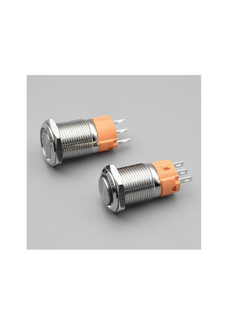 KNP LED-RG9-24V is a robust and stylish metal push button switch designed for 24V applications It features an integrated LED indicator that enhances visibility and provides clear operational feedback. - Image 2