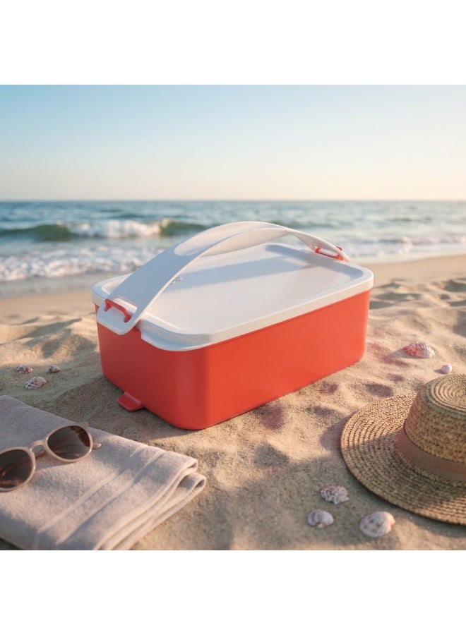 EasyGO Easy-Go 1.5L Portable Lunch Box with Handle- Sectioned – Microwave, Freezer & Dishwasher Safe - Sunset - Image 4