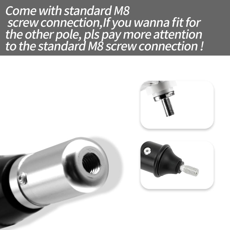 SAN LIKE Telescopic Boat Hook - Floating & Durable & Rust-Resistant with Luminous Bead Extends from 4.51Ft to 10.87Ft - Image 5