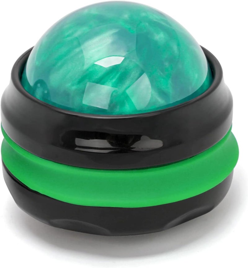 Coolrunner كرة تدليك كول رانر مدلك يدوي أداة تدليك ذاتية للاسترخاء للجسم بالكامل للألم العضلي الكتفين الرقبة الذراعين الساقين الظهر القدم الجسم أخضر - Image 1