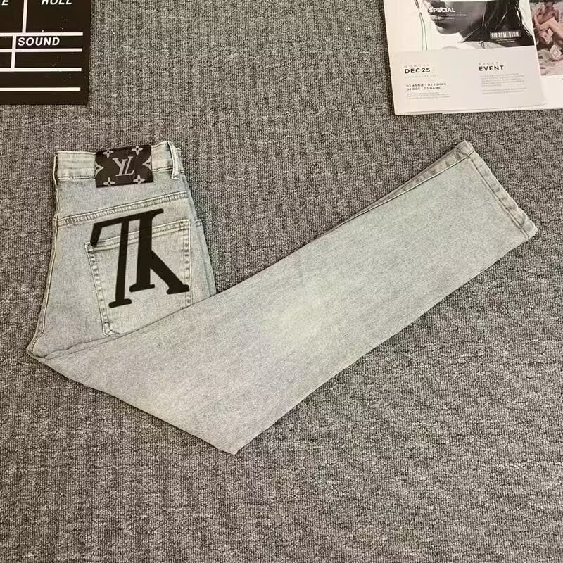 Unisex Classic Denim Jeans Loose Fit Daily Outdoor Wear - Image 5