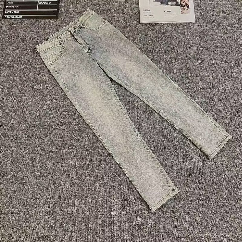 Unisex Classic Denim Jeans Loose Fit Daily Outdoor Wear - Image 2