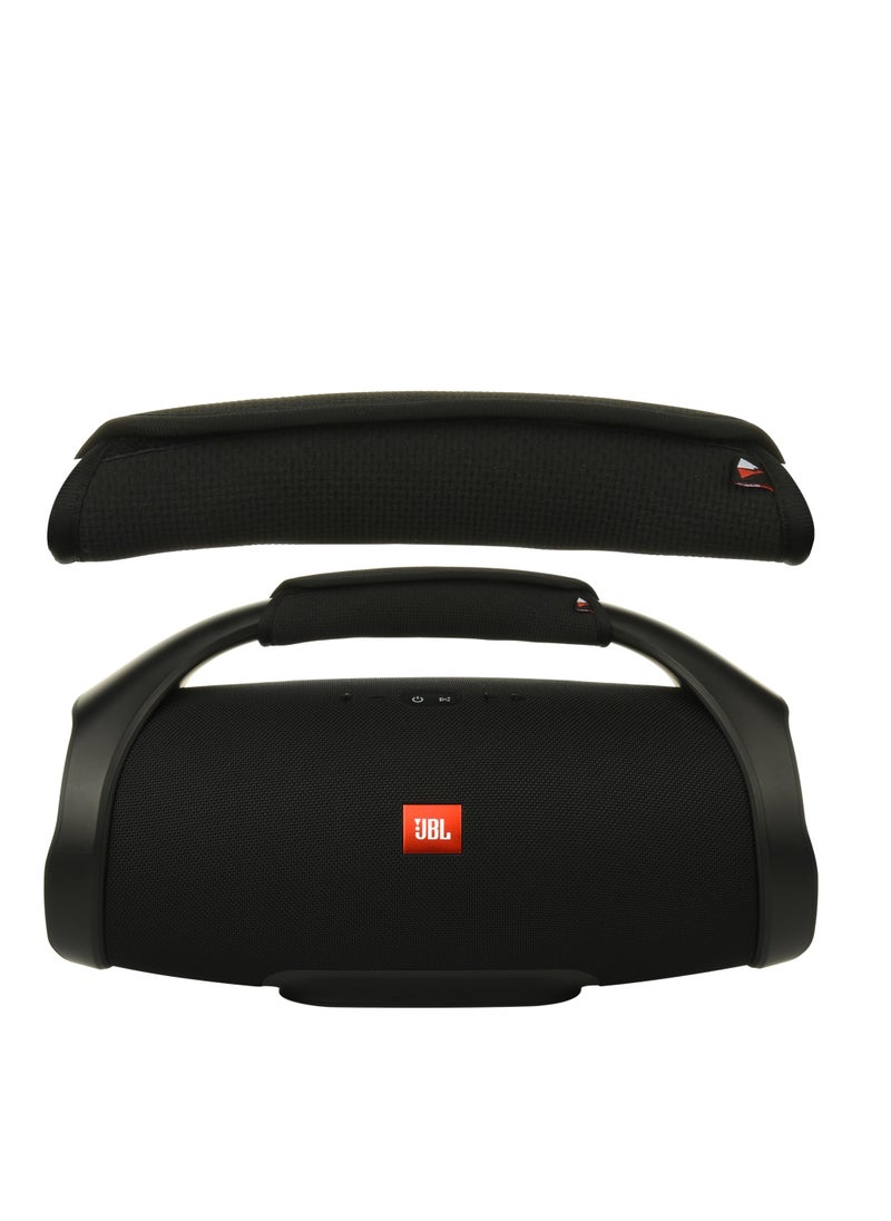 ماركة غير محددة غطاء مقبض السماعة وسادة مقبض السماعة اللاسلكية JBL Boombox 3/2/1، وسادة مقبض لاصقة سميكة واقية مضادة للانزلاق، غطاء مقبض لاصق مضاد للانزلاق (أسود)  - Image 1